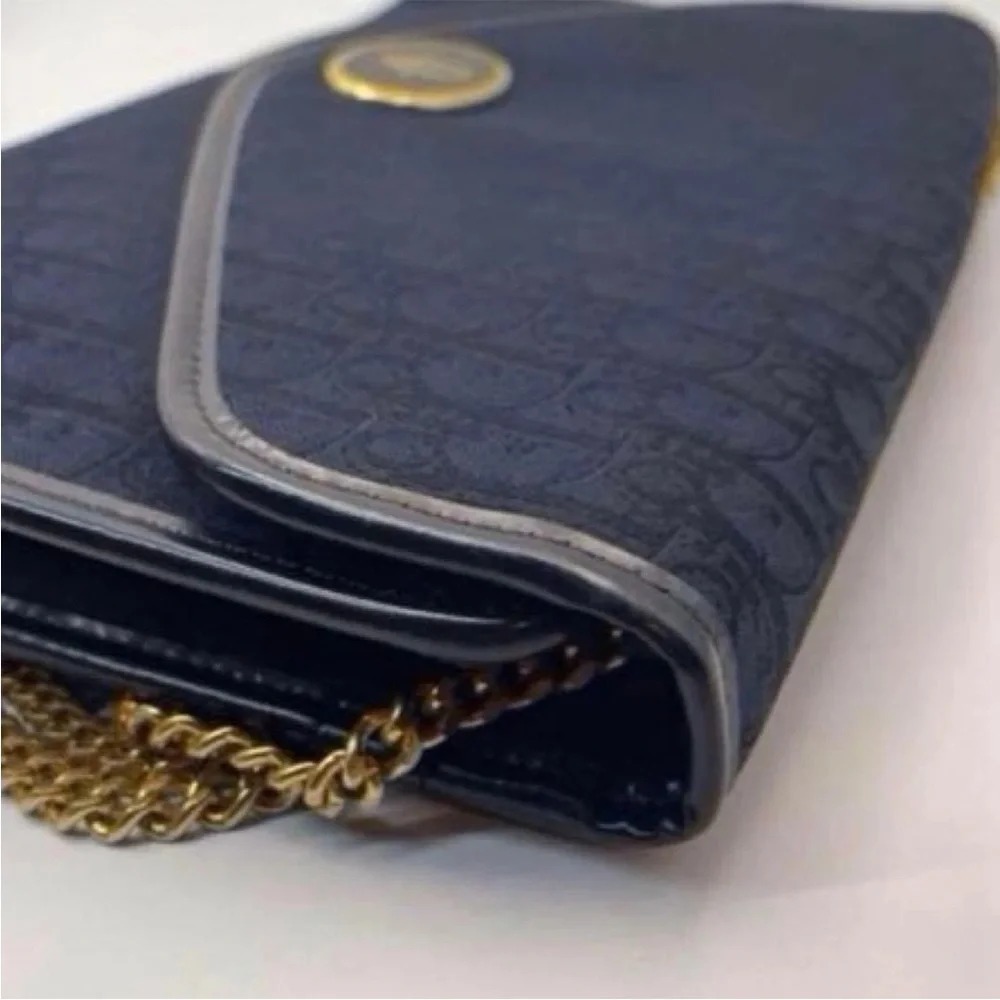 Dior Navy Blue Clutch Bag - Picture 5 of 16